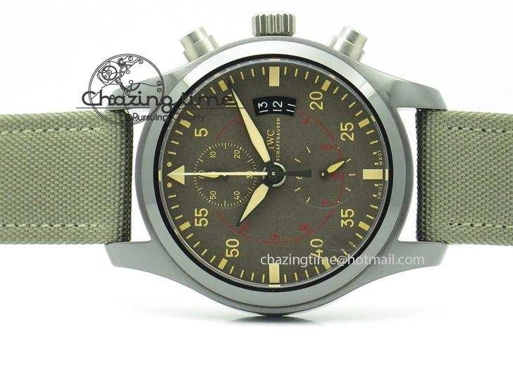 MIROTIME 0707 Pilot Top Gun Miramar IWC388002 ZF 1:1 Best Edition Ceramic Case On Nylon Strap A Practical 7345